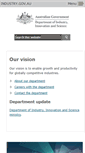 Mobile Screenshot of industry.gov.au